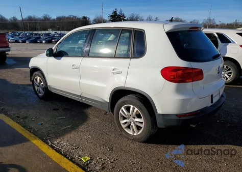 2014 Volkswagen Tiguan S z USA, uszkodzony, nr VIN WVGAV3AXXEW592221